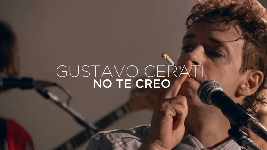 Se estrenó el video inédito de “No te creo” de Gustavo Cerati